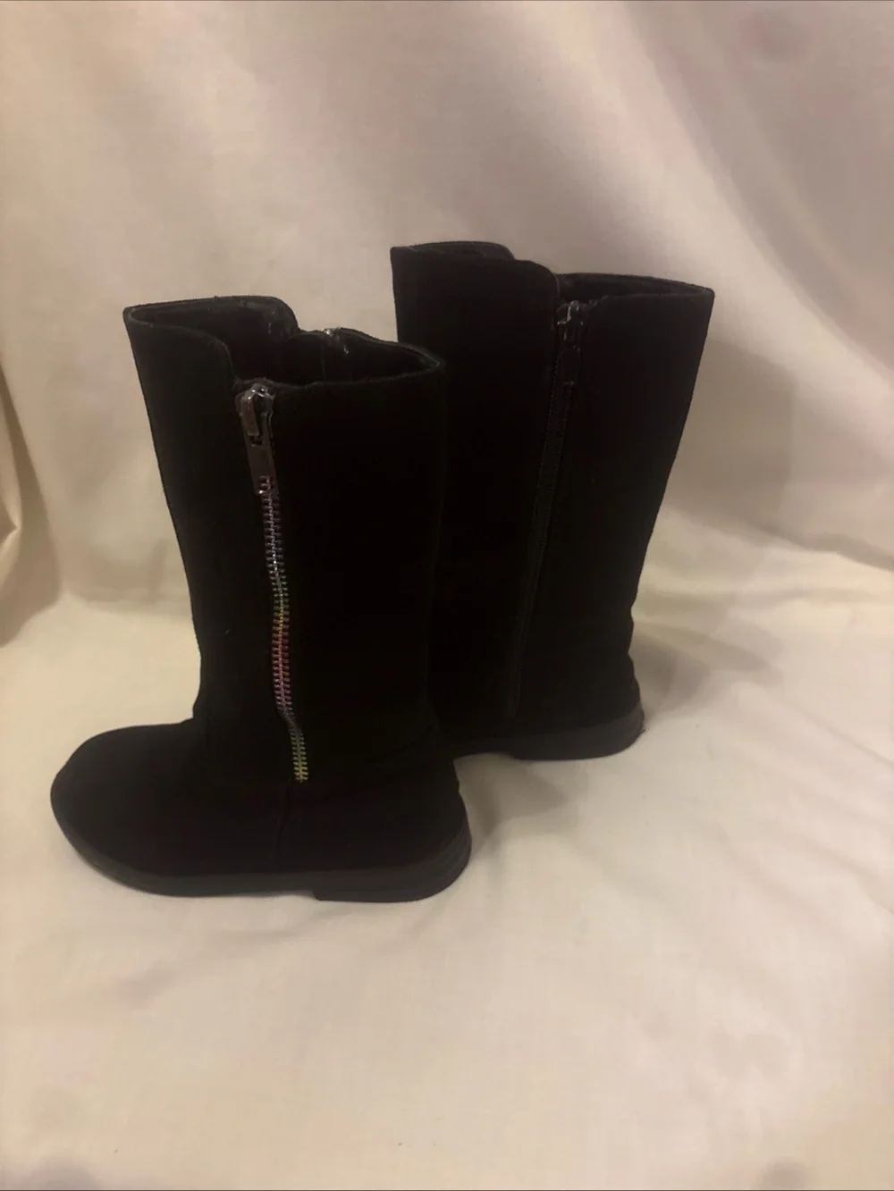 Sugar Lil Semla Girls Riding Boots with Rainbow Zipper